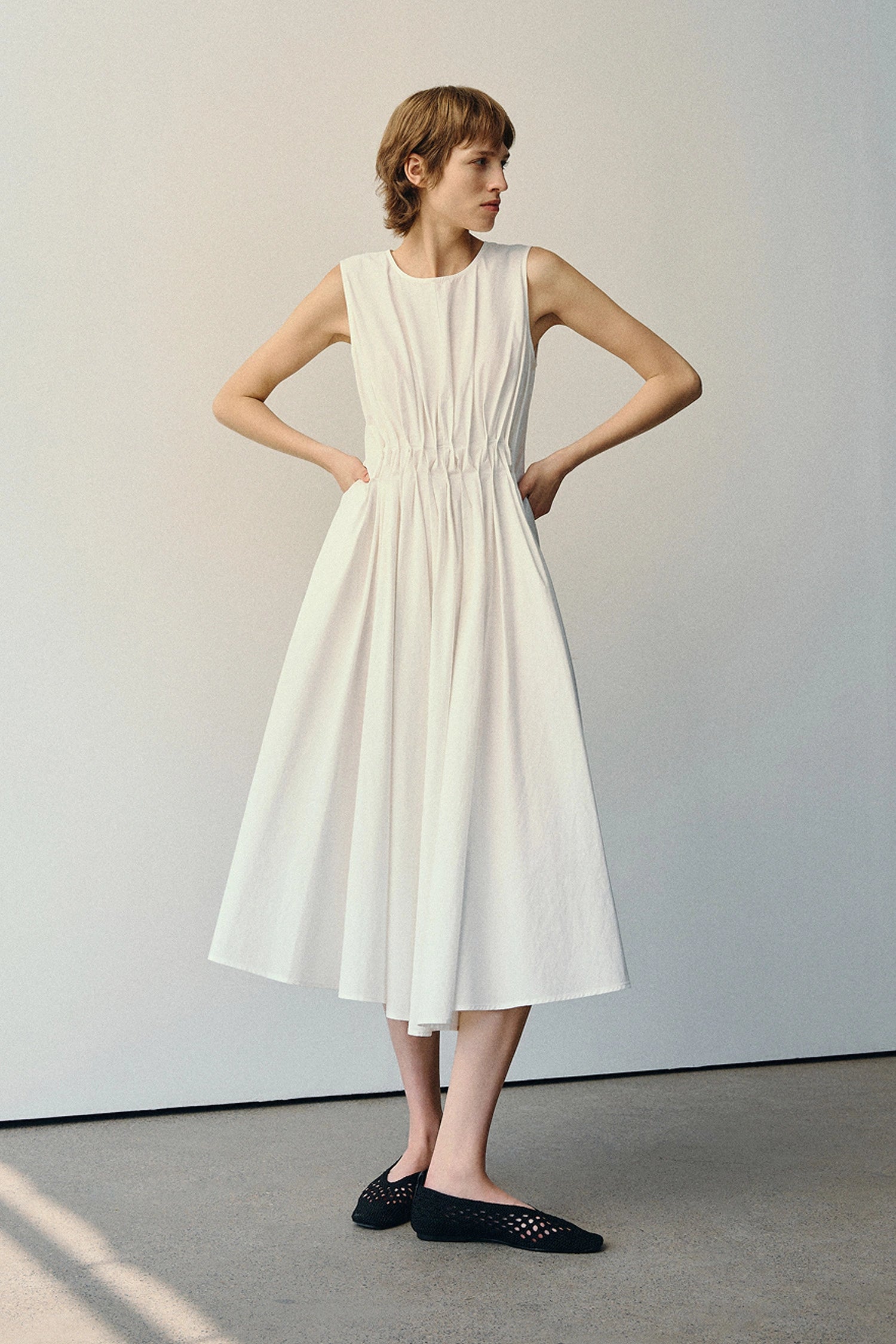 Toulouse Origami Pleat Dress