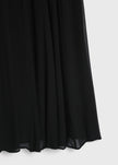 Black viscose Ambroise Cami Dress, elegant drape, perfect for day to night events
