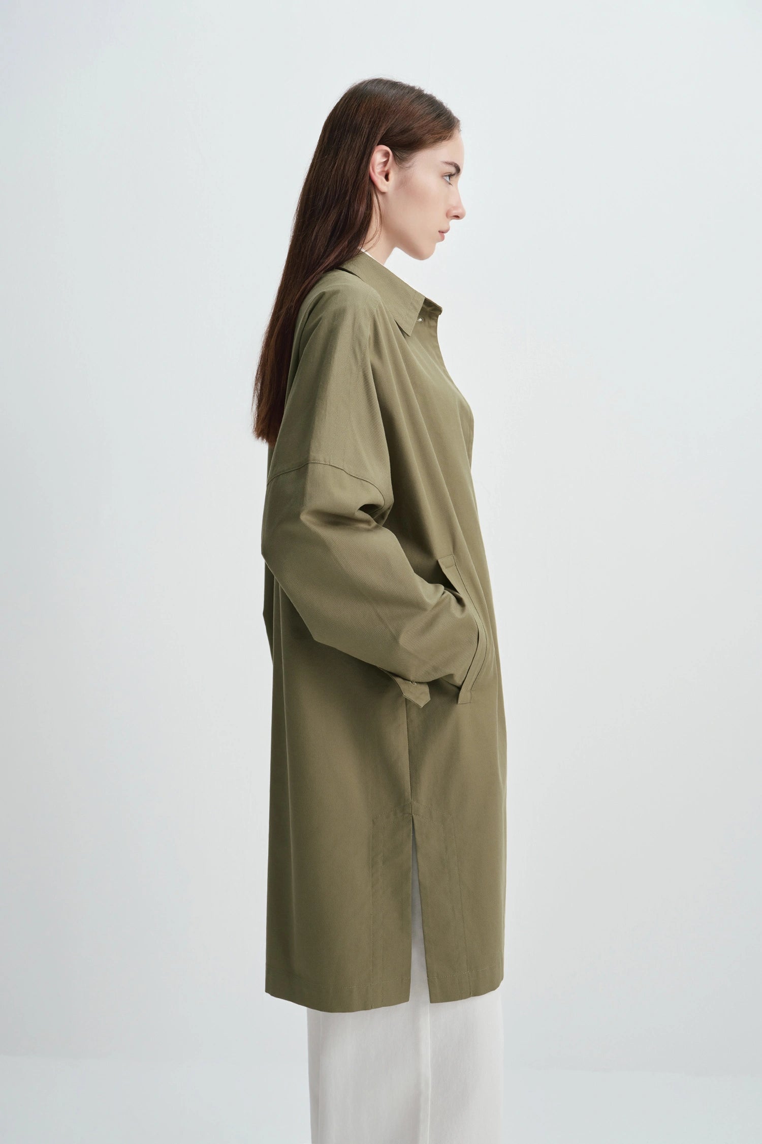 Provenance Oversized Jacket Mosswood