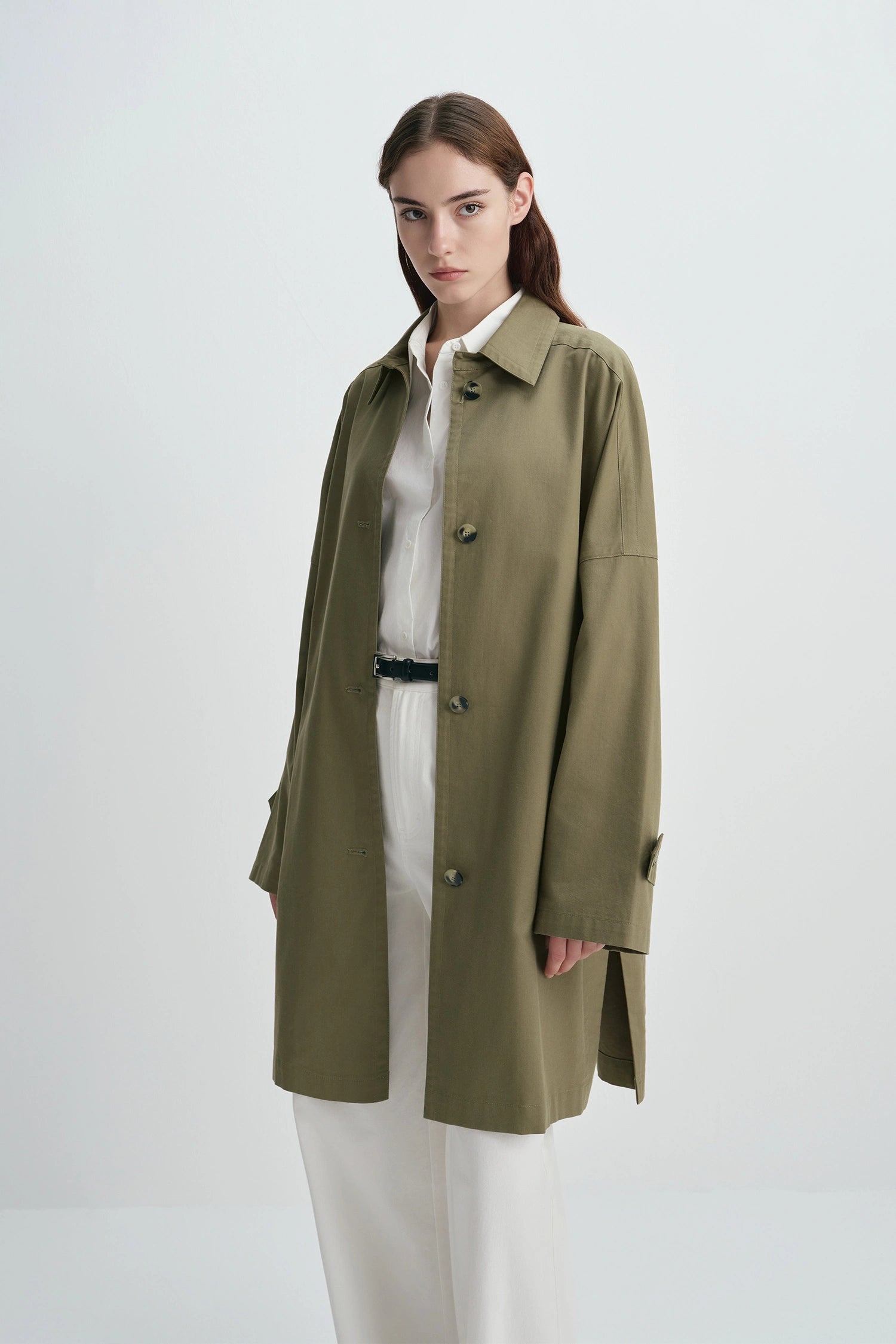 Provenance Oversized Jacket Mosswood