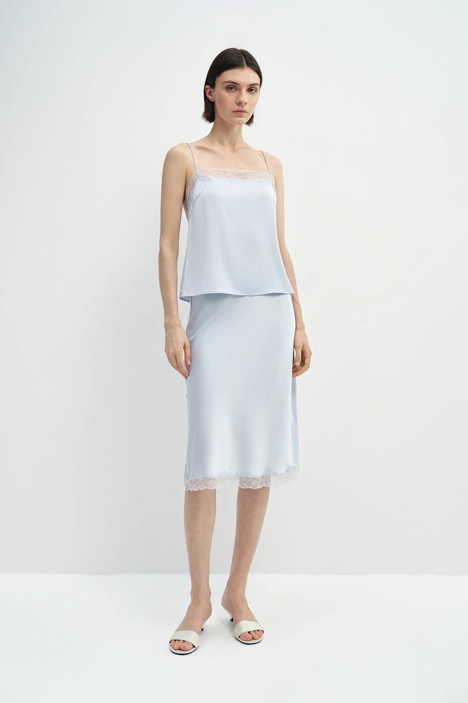 Alva Lace Hem Skirt | Rue Sophie