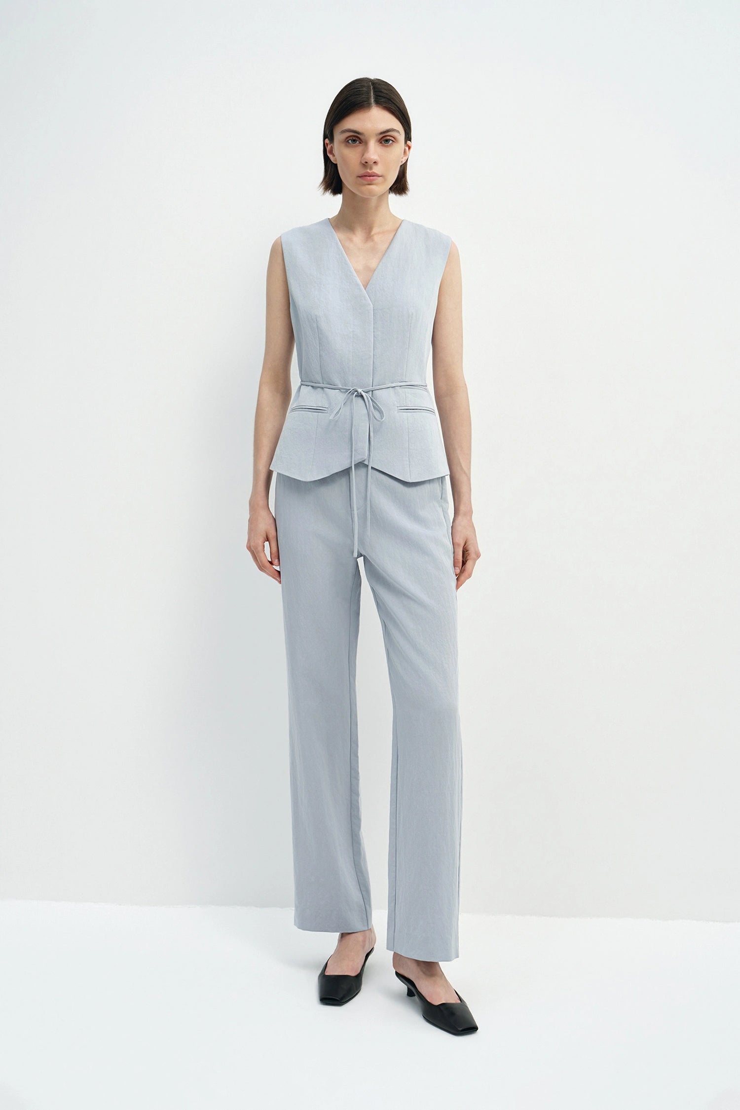 Élan Tie Waist Vest | Rue Sophie