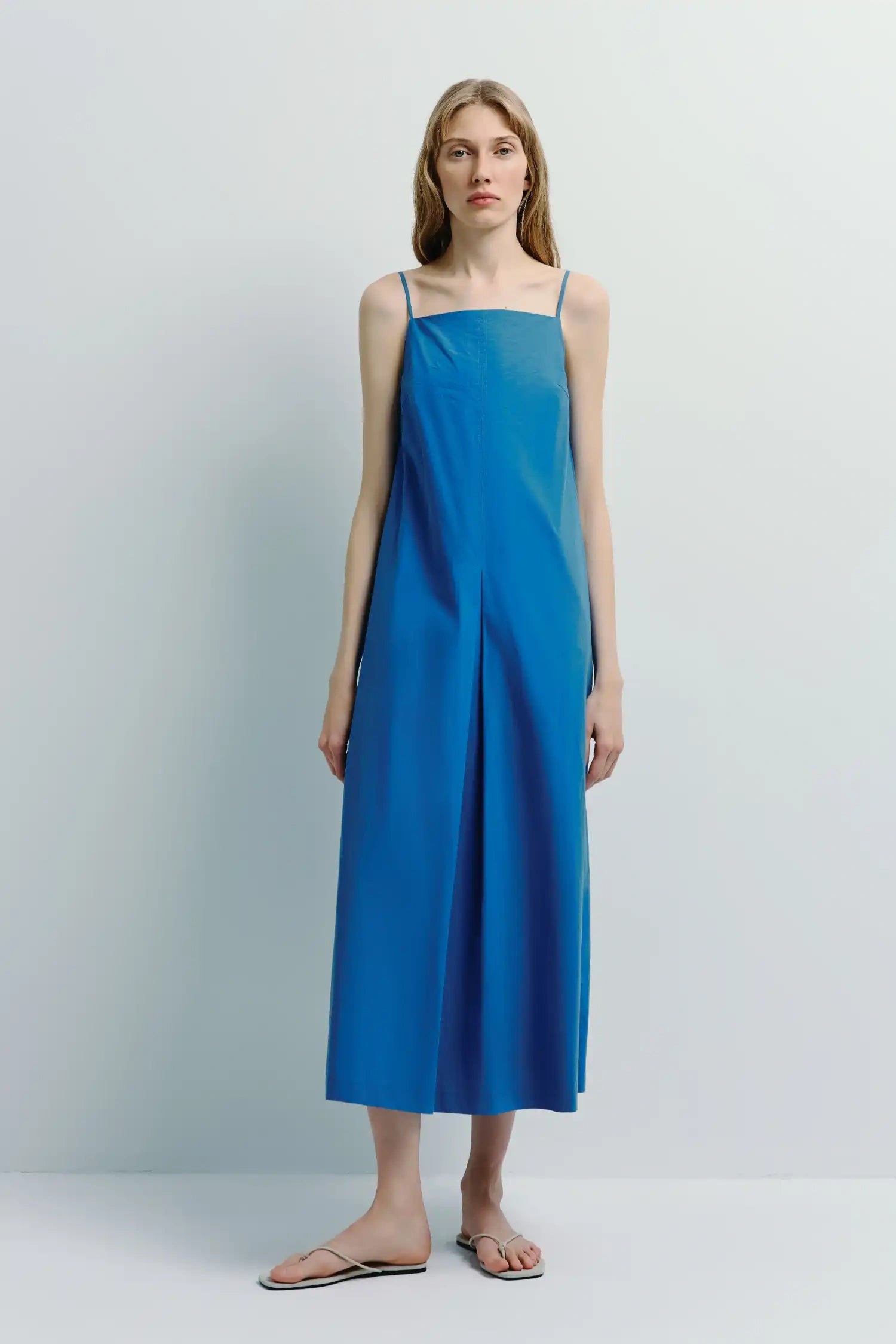 Cobalt Voile Cami Dress