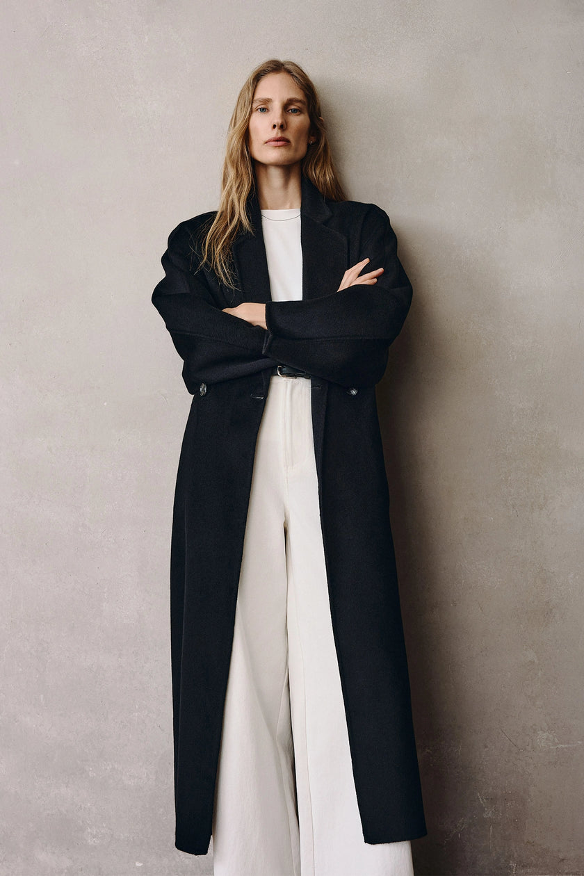 Basile Handmade Coat Black