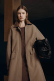 Jacob Hoody Coat Brown