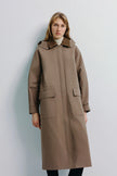 Jacob Hoody Coat Brown