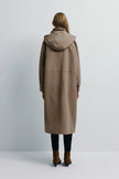 Jacob Hoody Coat Brown