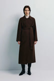 Kerrie Belted Handmade Coat Brown