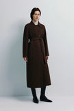 Kerrie Belted Handmade Coat Brown