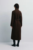 Kerrie Belted Handmade Coat Brown