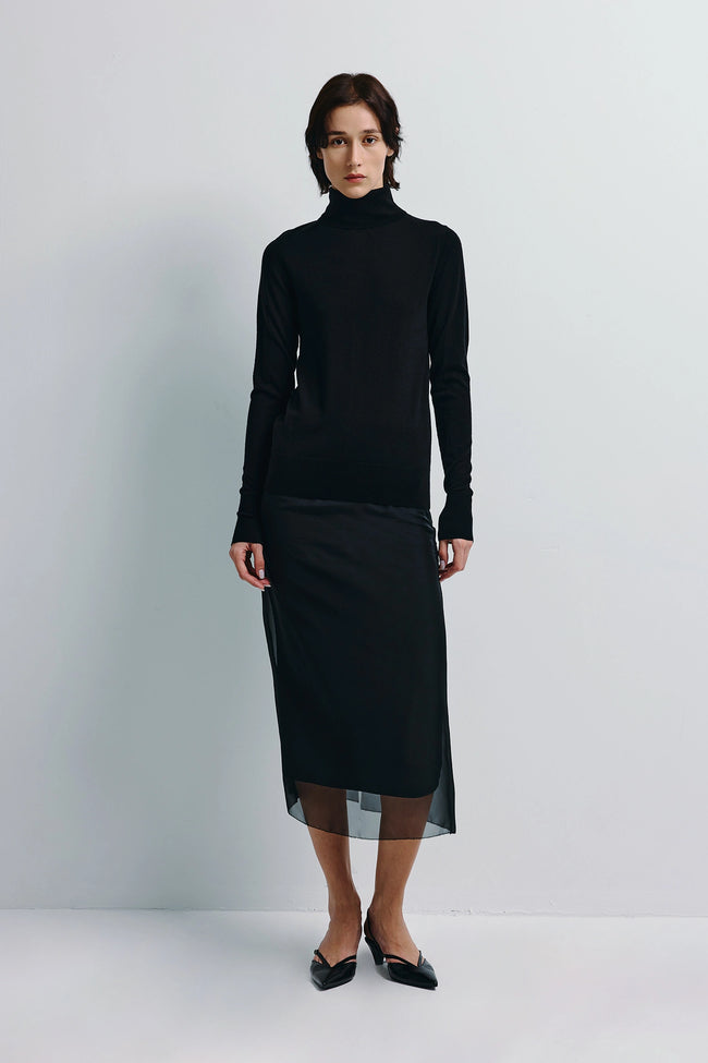 Roanne Turtlenck Pullover Sweater Black