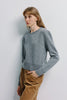 Lenore Crewneck Pullover Sweater H.Grey