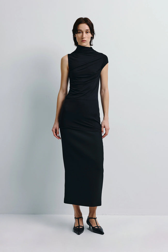 Deon Drapey Top Black