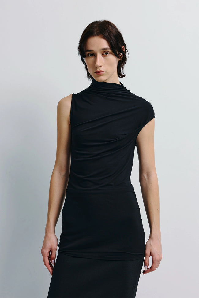 Deon Drapey Top Black