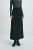 Emi Wool Blend Maxi Skirt Black