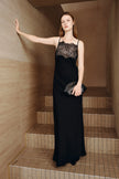 Jovienne Lace Top Dress Black