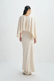 Jewell Caped Top Dress Crème