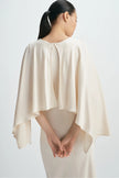 Jewell Caped Top Dress Crème