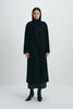 Antonella Handmade Midi Coat Black