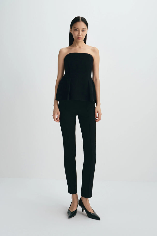 Ayla Strapless Top Black