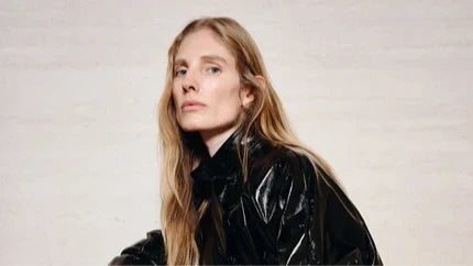 Hyde Shiny Pu Trench Coat Black