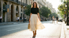 How to Wear Tiered Skirts Without Looking Bulky