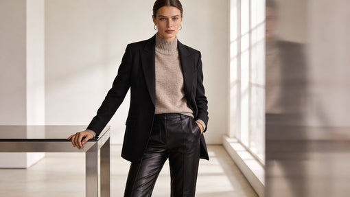 Leather Pants Beyond Rock & Roll: Elegant Styling for Sophisticated Women
