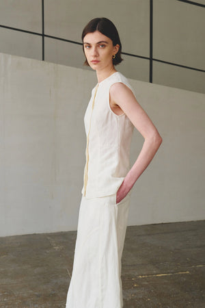Luma Flare Skirt Egret