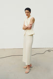 Elira Maxi Slim Skirt Egret