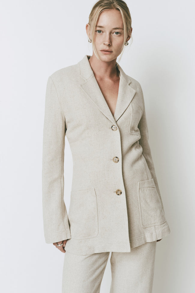 Rue Sophie Camilla Linen Blazer