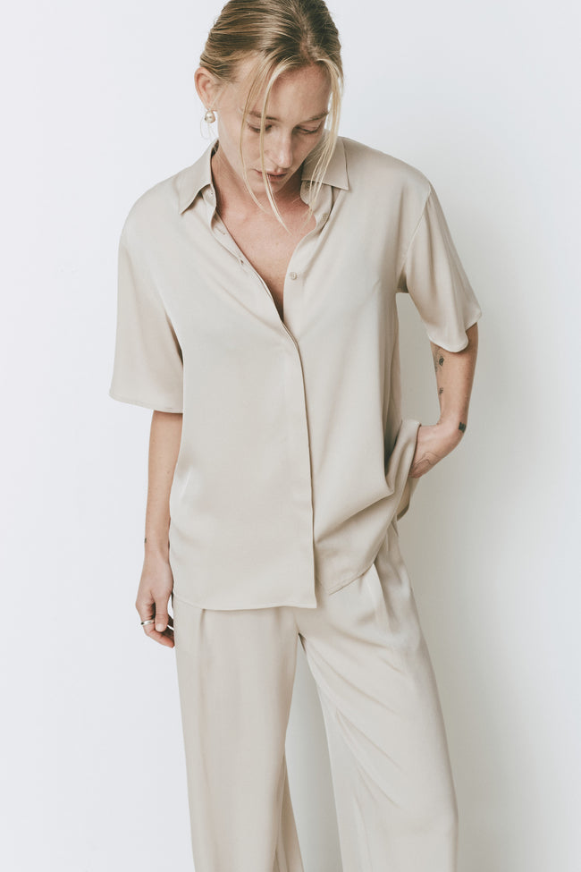 Rue Sophie Atelier Satin Shirt