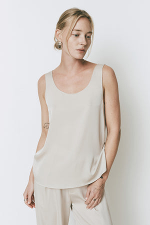 Rue Sophie Atelier Satin Tank