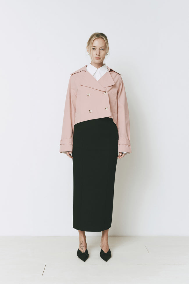 Rue Sophie Rue Sophie Honoré Cropped Trench Coat