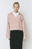 Rue Sophie Rue Sophie Honoré Cropped Trench Coat