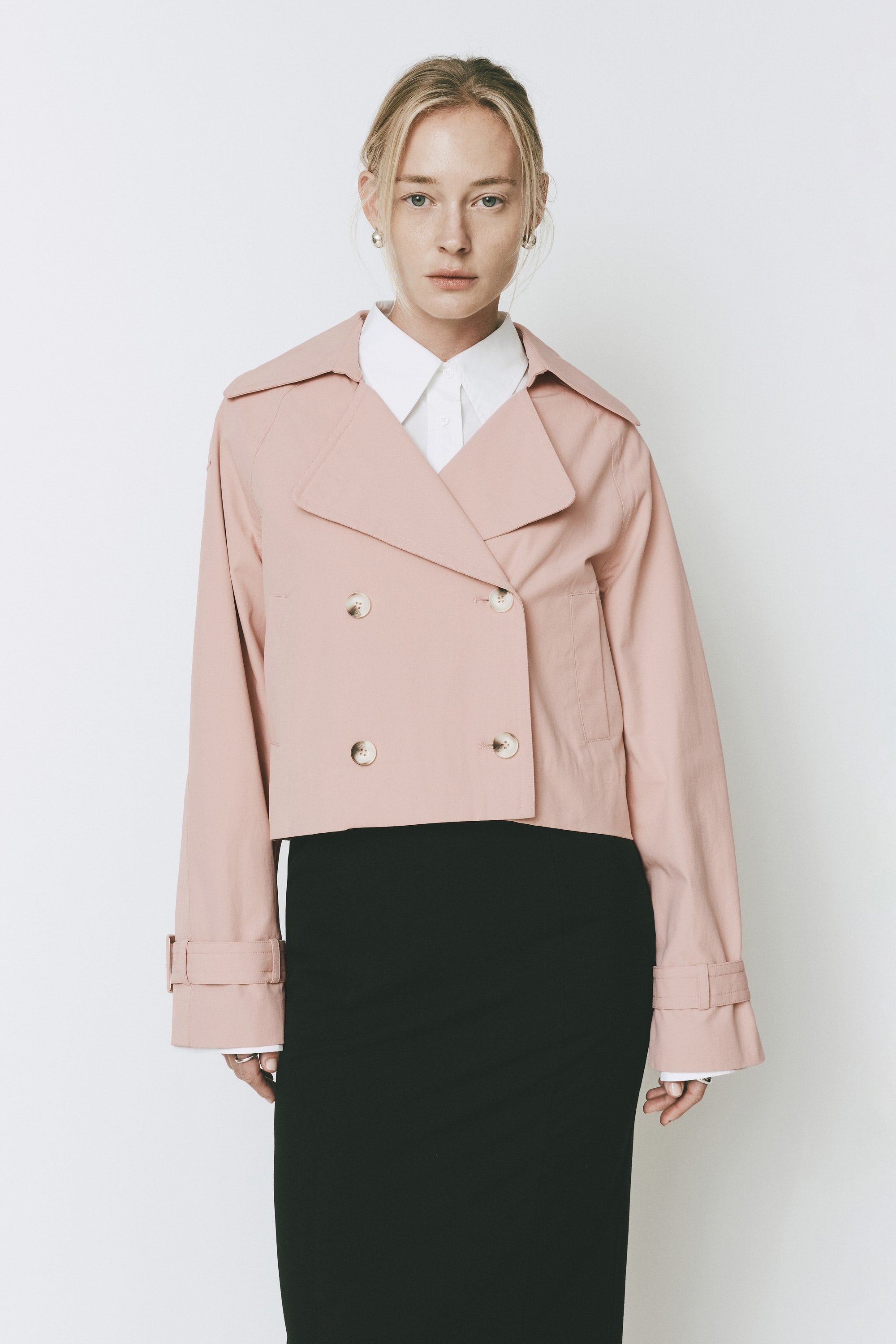 Rue Sophie Rue Sophie Honoré Cropped Trench Coat