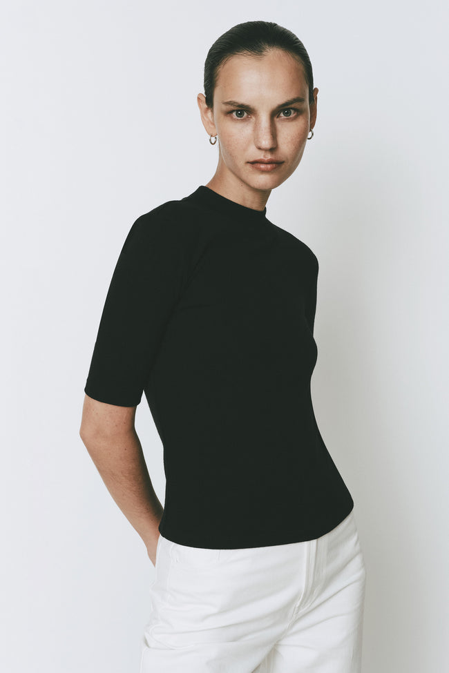 Rue Sophie Chabot Mock Neck Top