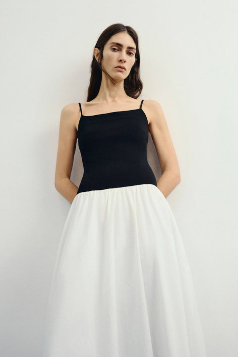 Ines Color Blocked Cami Dress