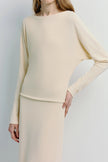 Agla Dolman Sleeve Dress Crème