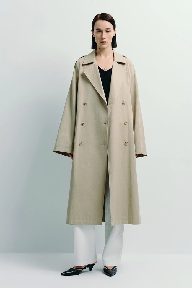 Balham Trench Coat Khaki