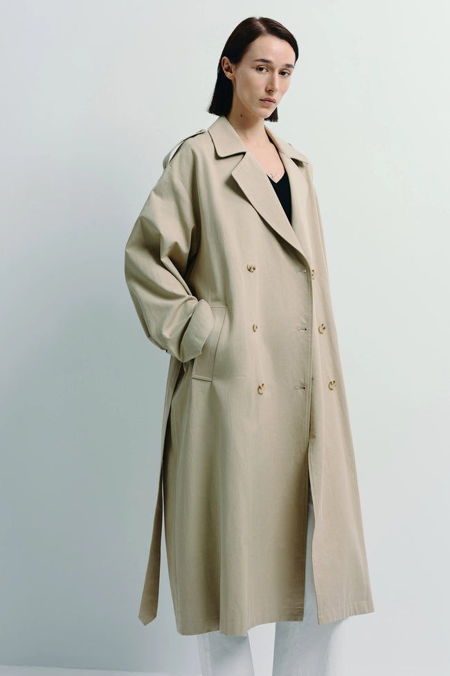 Balham Trench Coat Khaki