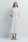 Beca Shirt Dress White