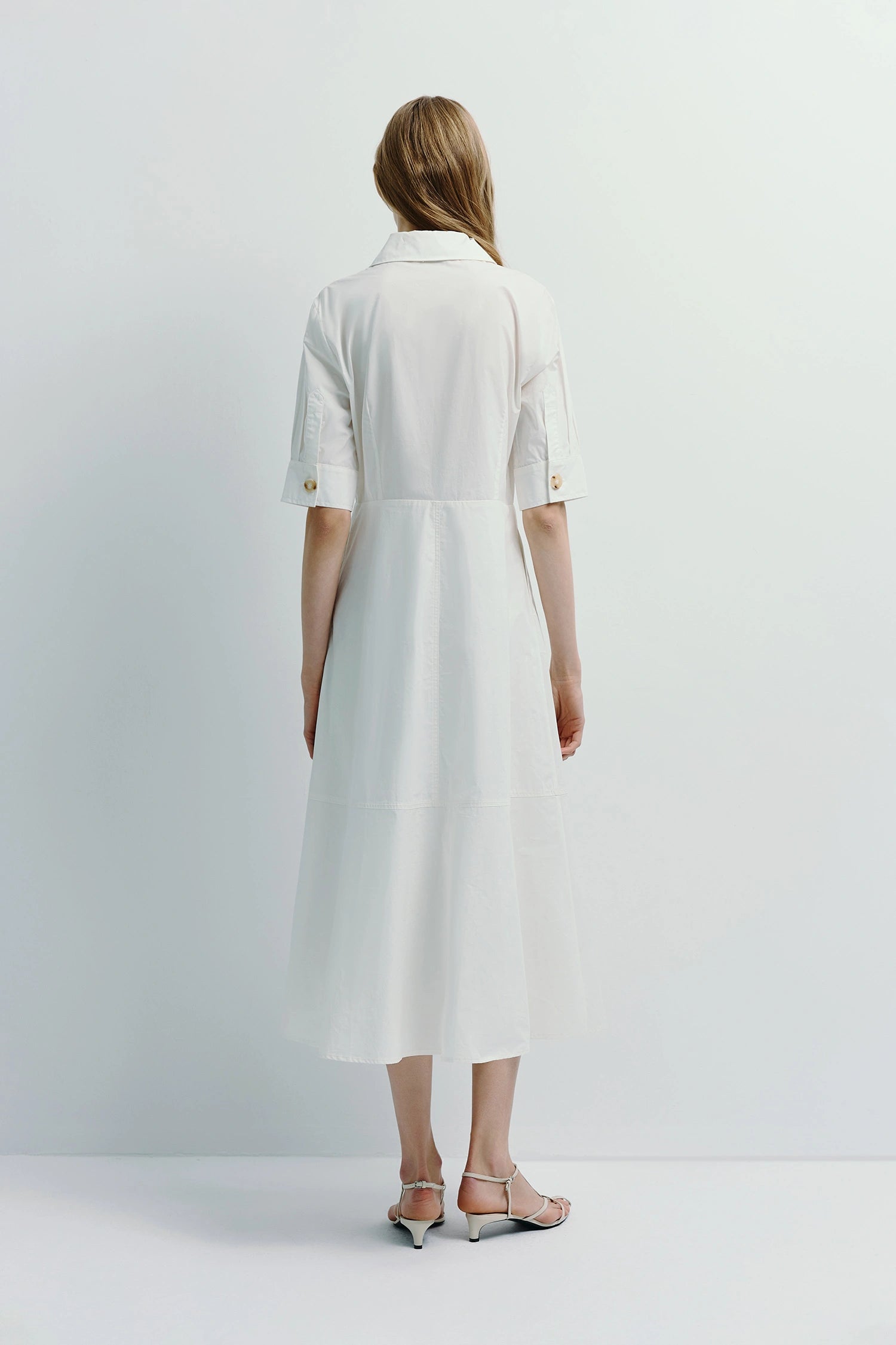 Beca Midi Shirt Dress | Crisp Cotton & Timeless Design | Effortless Elegance | Rue Sophie XXS / White Beca Midi Shirt Dress | Crisp Cotton & Timeless Design | Effortless Elegance | Rue Sophie XXS / White