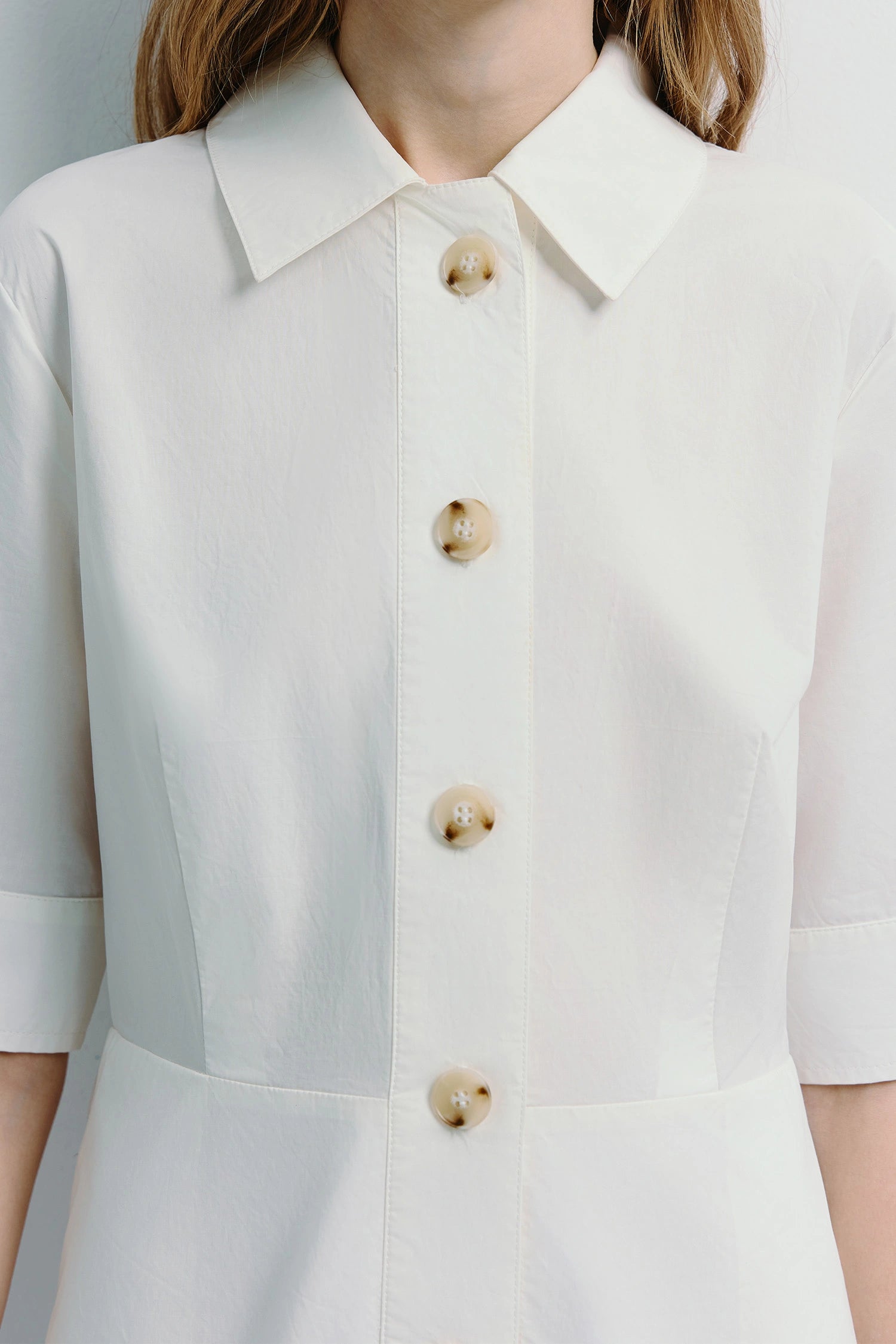 Beca Midi Shirt Dress | Crisp Cotton & Timeless Design | Effortless Elegance | Rue Sophie XXS / White Beca Midi Shirt Dress | Crisp Cotton & Timeless Design | Effortless Elegance | Rue Sophie XXS / White
