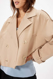 Cropped Mini Trench