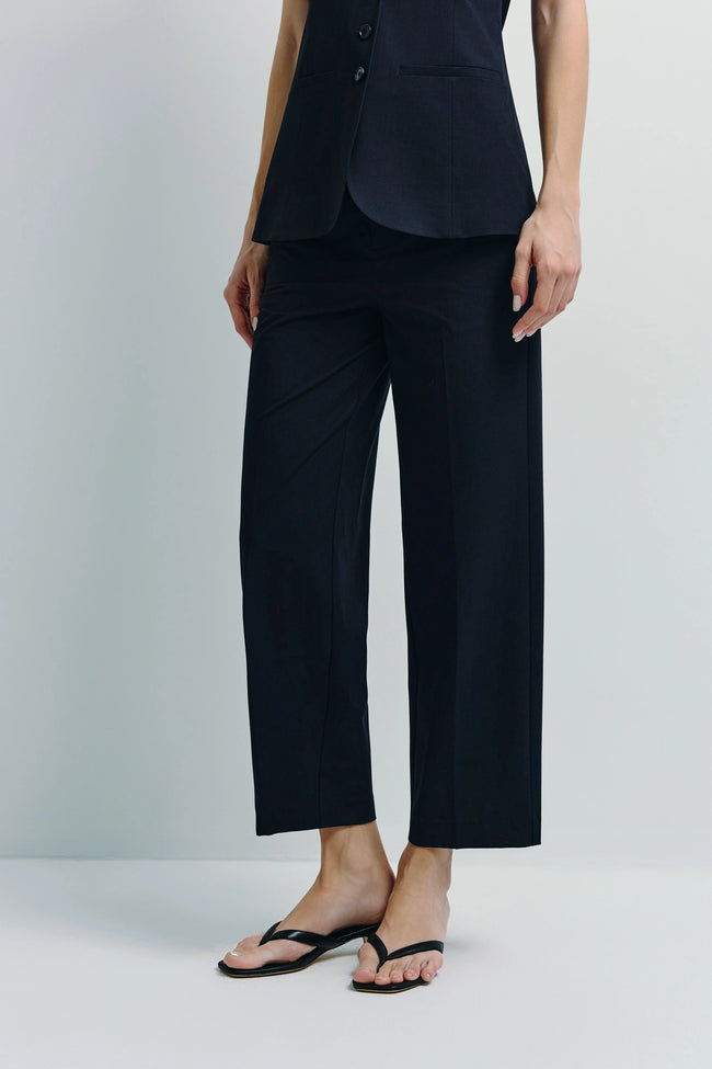 Donette Cropped Pant Navy