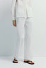 Frannie Poplin Pant White