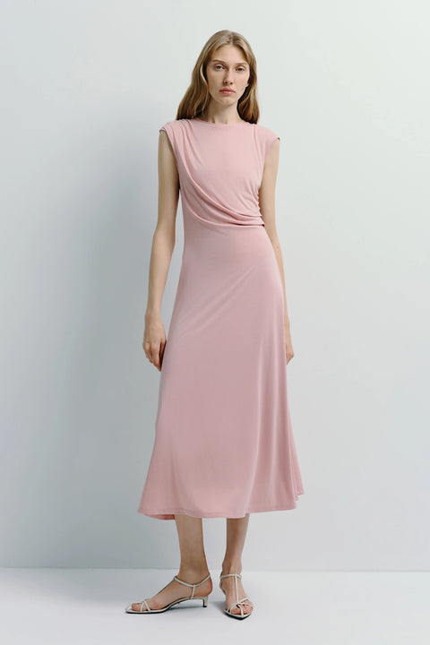 Gianna Cupro Dress Pink