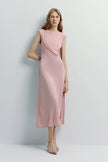 Gianna Cupro Dress Pink