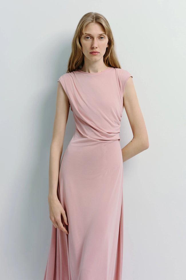 Gianna Cupro Dress Pink