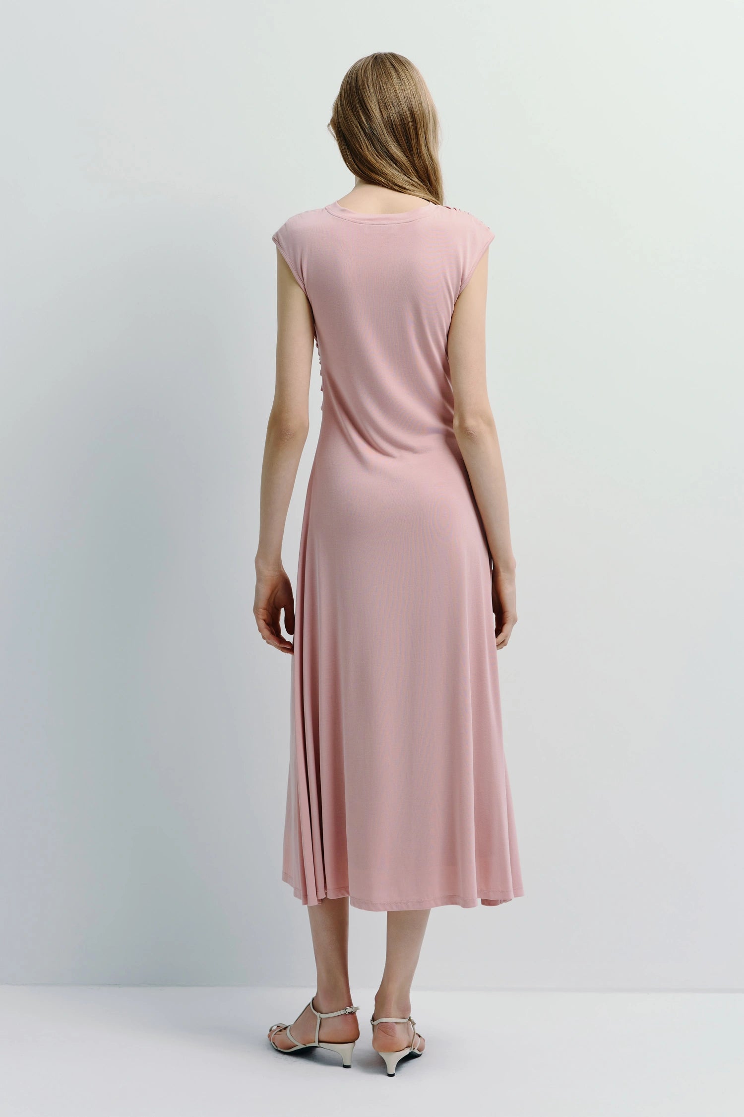 Gianna Cupro Dress Pink